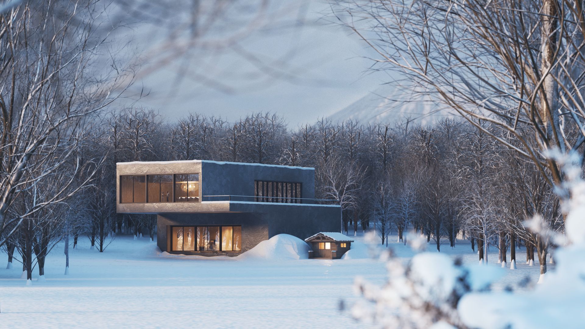 Winter Landscape Architecture